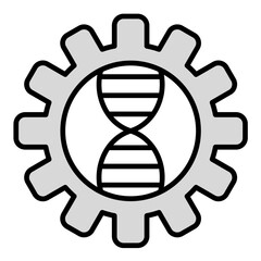 Bioengineering Flat Multicolor Icon