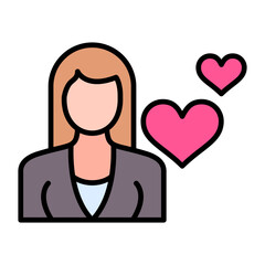 Interest Flat Multicolor Icon