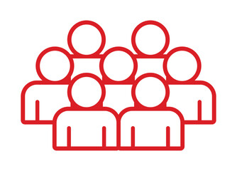 Symbol, ikona ludzi. Plik wektorowy.