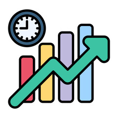 Productivity Flat Multicolor Icon
