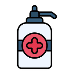 Sanitation Flat Multicolor Icon