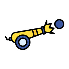 Canonical Flat Multicolor Icon