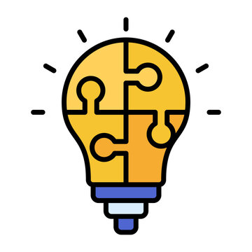 Business Solution Flat Multicolor Icon