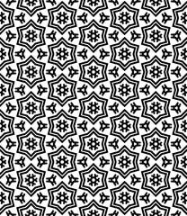 Black seamless abstract pattern. Overlay for background and backdrop. Ornamental design. PNG graphic illustration with transparent background.