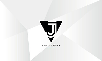 VJ or JV Alphabet letters logo monogram