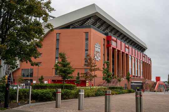 Home of Liverpool FC in Liverpool, Anfield Stadium