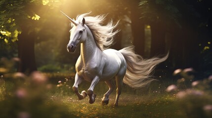 An image of a unicorn creature that is both magical and mythical.