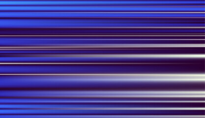 Abstract blue light trails in the dark, motion blur effect