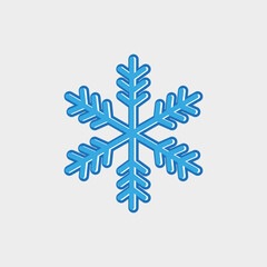 Snowflake icon graphic design template vector illustration - 686820967