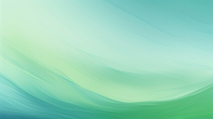 Screen saver, pattern of wavy lines. Delicate green, blue and turquoise colors. Copy space.