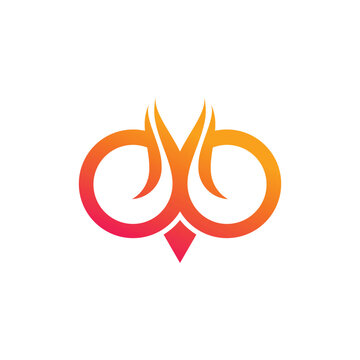 Owl logo design vector icon idea with creative concept