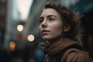 Candid Picture of Woman