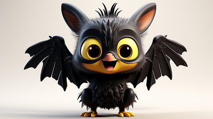 Fototapeta premium 3d photo of a bate image made with generative AI