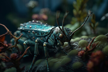 Fototapeta premium Stunning Alien Fauna Concept Design