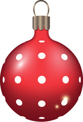 New Year ball for christmas tree