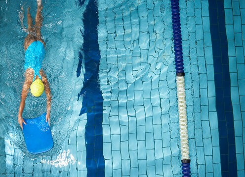 Swimmer in Pool