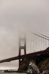 Fototapeta premium Golden Gate Bridge in September 2023