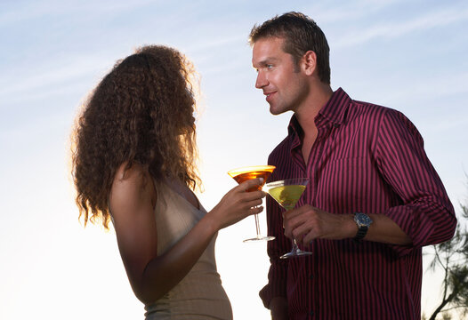 Couple Drinking
