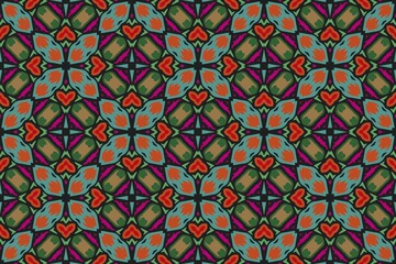 Abstract background.Indian, Arabic, Turkish style elements.Vintage card.
Seamless pattern.Perfect for fashion, textile design, cute themed fabric, on wall paper,wrapping paper and home decor.