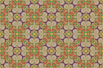 Abstract background.Indian, Arabic, Turkish style elements.Vintage card.
Seamless pattern.Perfect for fashion, textile design, cute themed fabric, on wall paper,wrapping paper and home decor.