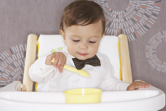 Baby in High Chair