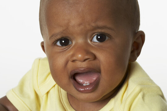 Portrait of Unhappy Baby