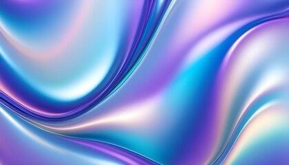 Shiny iridescent pearl wave background