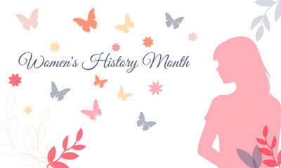 card for international women's day, women's history month