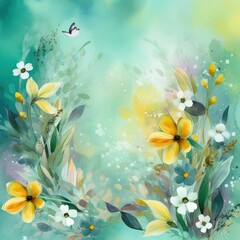 Fototapeta na wymiar floral background