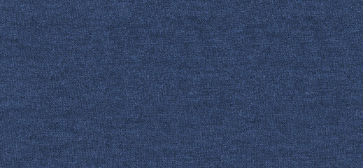 Navy blue cotton fabric pattern close up as background. Blue Jeans texture, denim fabric. Dark blue textile texture. Useful for background