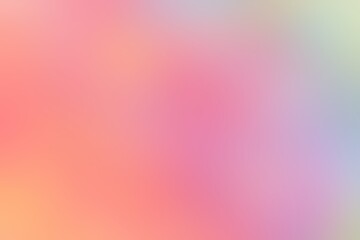 Abstract blurred background image of pink, orange colors gradient used as an illustration. Designing posters or advertisements.