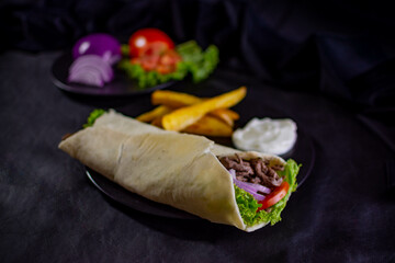 Shawarma de carne (Food Styling)