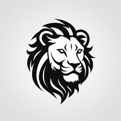 lion head illustration, lion head vector