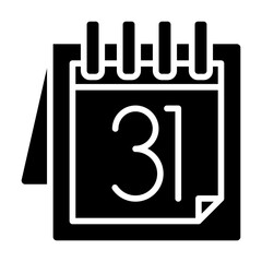 New year calendar icon
