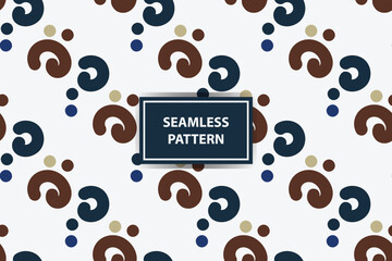 vintage seamless pattern background with abstract ornament