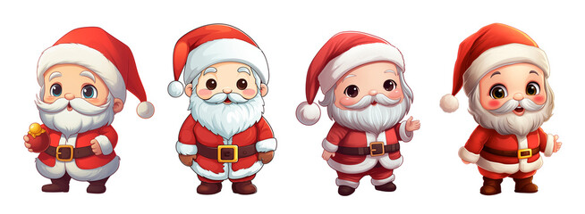 Cute Santa Claus Papa Noel Cartoon