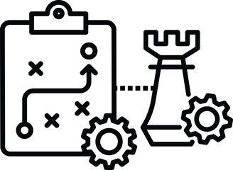 strategy icon vector
