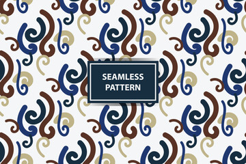 vintage seamless pattern background with abstract ornament