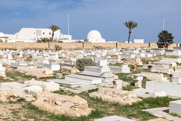 Graveyard in the Medina of Monastir.