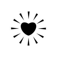 Passion Icon. Enthusiasm, Desire Symbol.