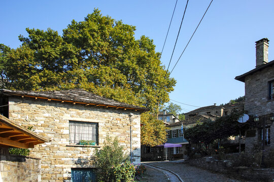 Village of Tsepelovo, Epirus, Greece