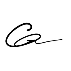 signature scribble vector