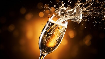 Generative AI : Bubbles in a glass of champagne