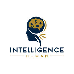 logo illustration of human intelligence