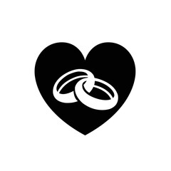 Marriage Rings Svg png , Ring Svg, Wedding Svg, Clipart, Silhouette, Cricut, Engagement Ring SVG, Marriage Svg
