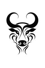 bull head silhouette