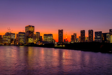 東京夕焼け　Nov.2023 　