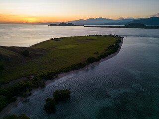 Kenawa island aerial view