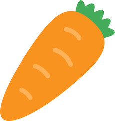 野菜の人参のアイコンのイラスト