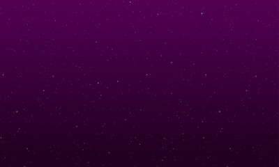 Vector starry night background purple gradient